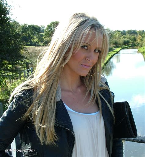 Girl In Stilettos And Black Stockings Pic Of Gorgeous Blonde Erin Is Outdoors Showing Off