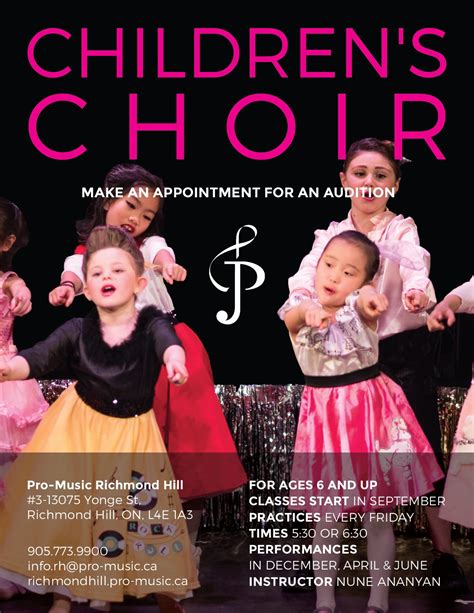 Children’s Choir | Pro-Music | Conservatory of Music