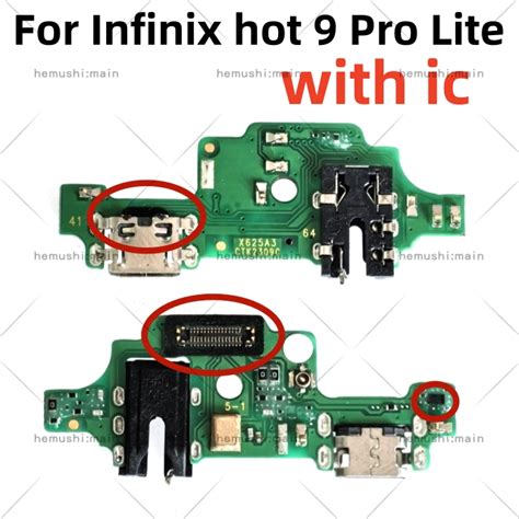 USB Charging Board For Infinix Hot Pro Lite X USB Charger Jack Port Connector Board Flex