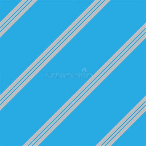 Blue Diagonal Striped Seamless Pattern Background Stock Vector