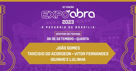 ExpoAbra João Gomes Tarcísio do Acordeon Vitor Fernandes