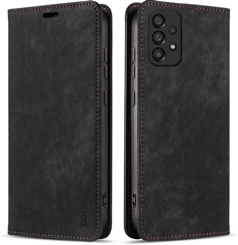 LOLFZ Wallet Case for Samsung Galaxy A33 5G, Premium Slim PU Leather