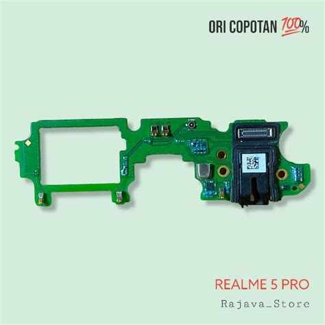 Jual Board Konektor Mesin Plug In Headset Mic Bawah Realme 5 Pro Ori