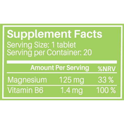 Magnesium Vitamin B Eferv Lemon Tabs S Sunshine Nutrition