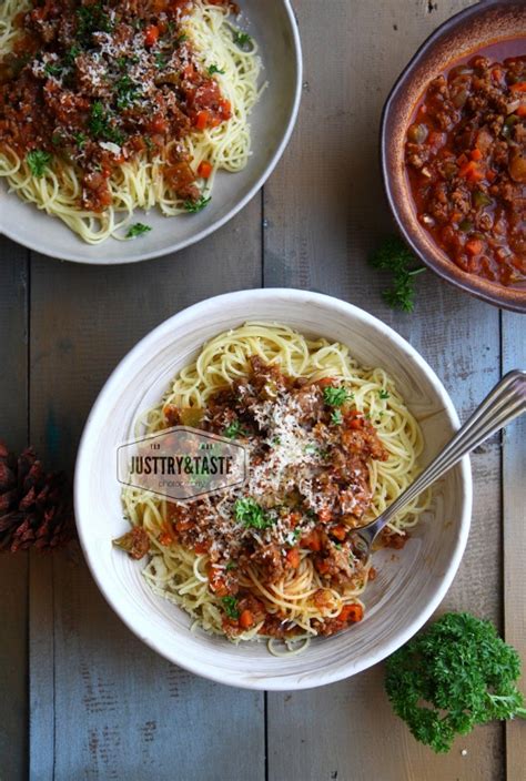 Resep Spaghetti Bolognese Just Try Taste