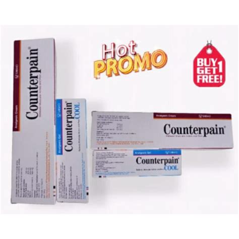 Counterpain DUO Cream 120gr Cool 30gr Shopee Malaysia