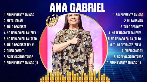 Ana Gabriel Greatest Hits 💿 Latin Hits 2023 💿 Top 10 Hits Playlist