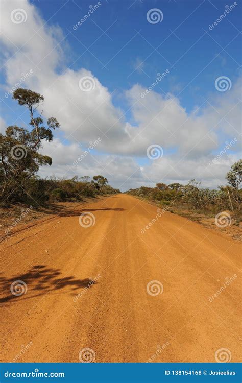 Red Dirt Track In The Outback Western Australia Australia Stock Photo