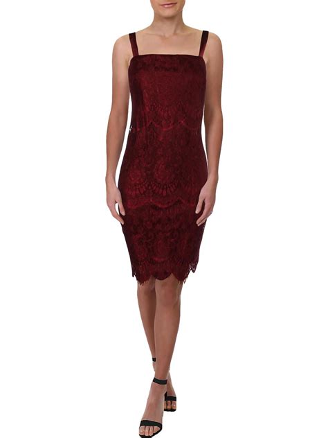 Randm Richards Randm Richards Womens Lace Metallic Cocktail Dress