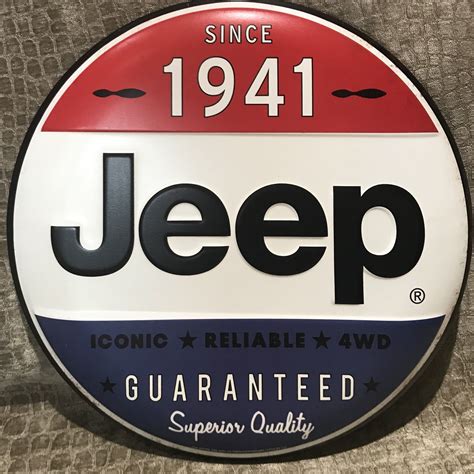 Jeep Button Sign In 2021 Jeep Classic Jeeps Metal Wall Decor