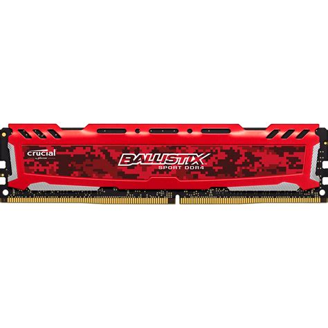 Ballistix 8GB Sport LT Series DDR4 2666 MHz DR BLS8G4D26BFSE B H