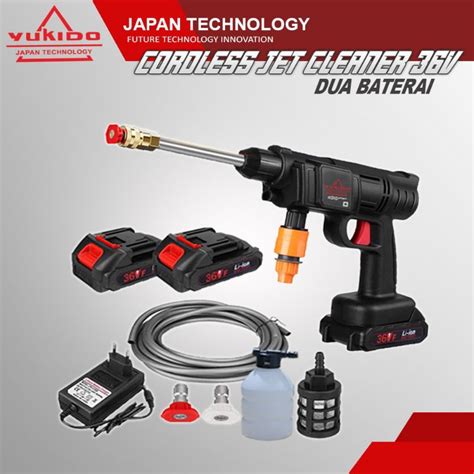 Jual Alat Steam Cuci Motor Mobil Jet Cleaner Baterai Cordless 36V