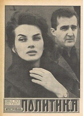 ILUSTROVANA POLITIKA 68 1960 YUGOSLAVIAN MAGAZINE Cover EWA KRZYZEWSKA