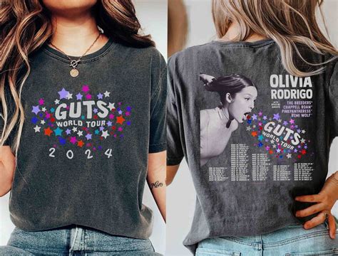 Olivia Rodrigo World Tour Shirt Guts World Tour 2023 Shirt Guts World