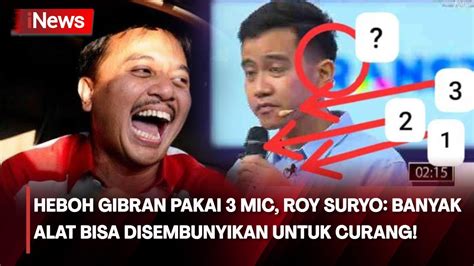 Heboh Alat Bantu Debat Gibran Roy Suryo Berbagai Alat Bisa