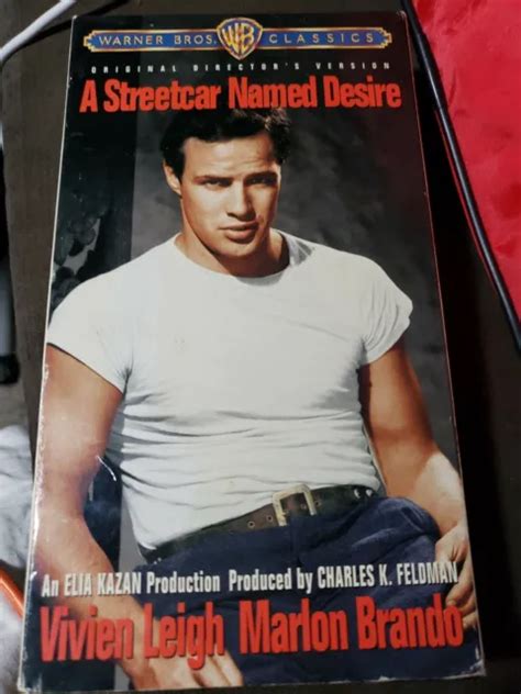 A STREETCAR NAMED DESIRE VHS MARLON BRANDO VIVIEN LEIGH 90 S WB Movie