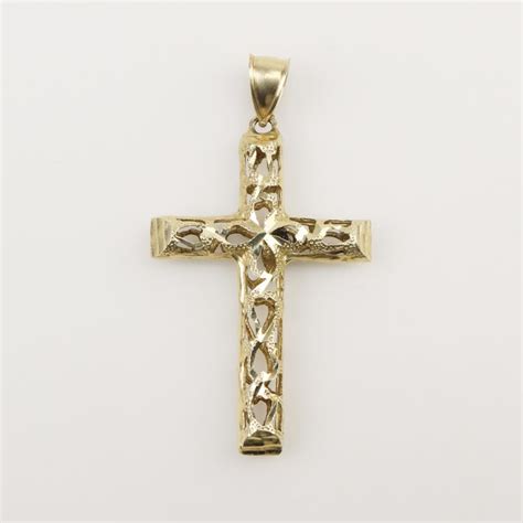 10kt Gold Cross Pendant | Property Room