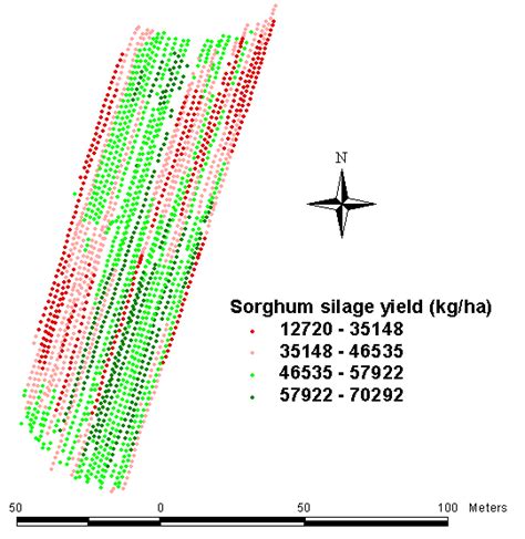 Sorghum silage yield map. | Download Scientific Diagram