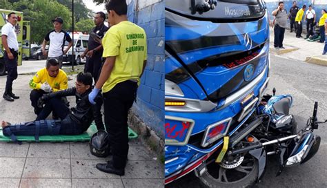 Un Motociclista Resultó Herido En Accidente De Tránsito Frente Al Inframen Diario El Mundo