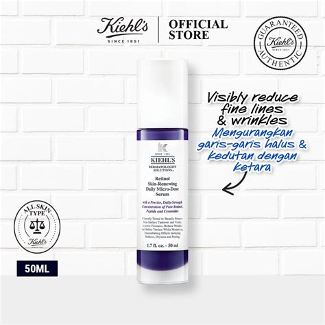 Kiehl S Retinol Skin Renewing Daily Micro Dose Serum Anti Wrinkle For All Skin Types 50ml