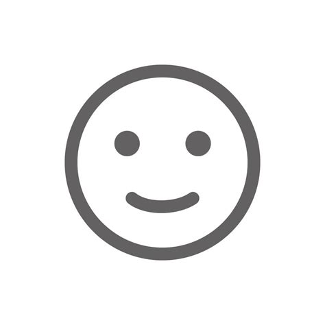 smile emoji icon . Perfect for website or social media application ...