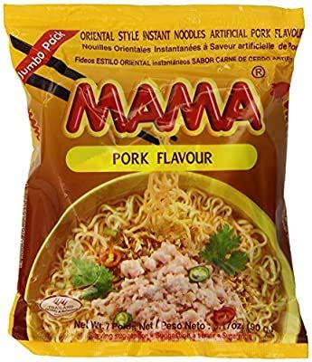 Mama Instant Noodles Artificial Pork Flavor Pkgs X Oz G