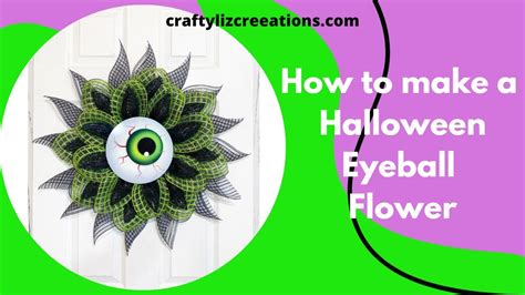 Crafty Liz CreeAtions Live Replay How To Make A Halloween Eyeball