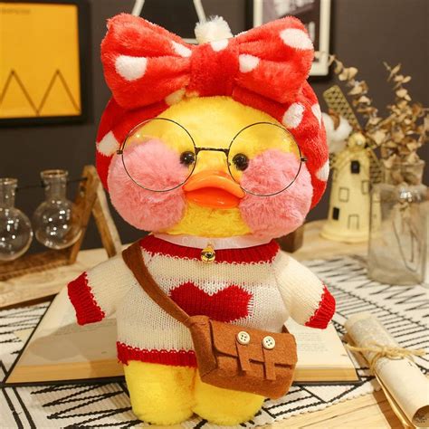 Cheap 30cm Plush Pato Lalafanfan Duck Soft Toy Kawaii Stuffed Paper