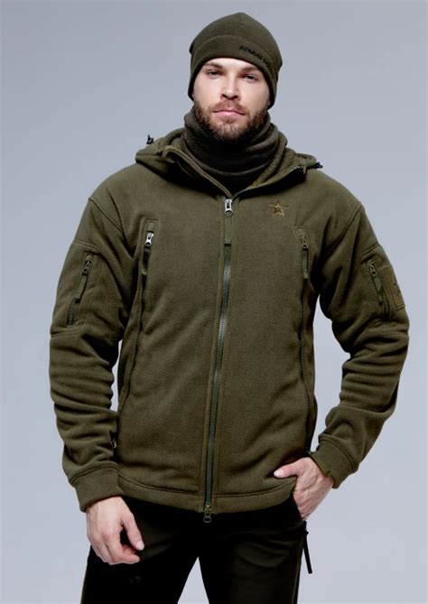 Купить толстовка тактическая мужская «звезда» темный хаки в интернет ...