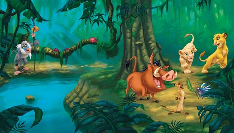 The Lion King XL Spray And Stick Wallpaper Mural Walmart