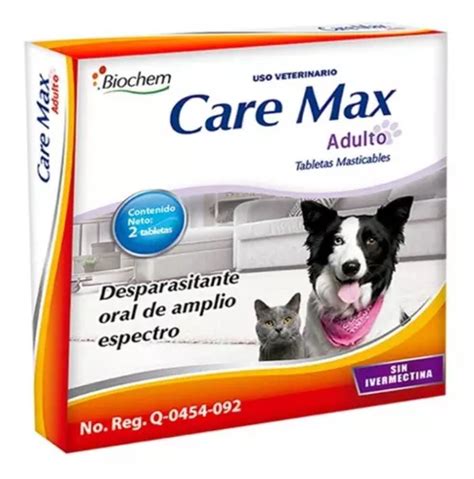 Desparasitante Care Max Adulto Para Perro Y Gato Tabletas Mercadolibre