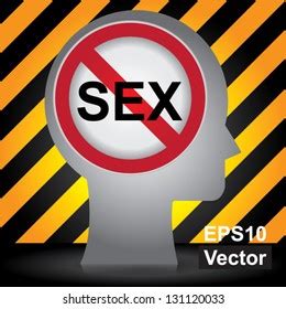 Vector No Sex Prohibited Sign Present Shutterstock