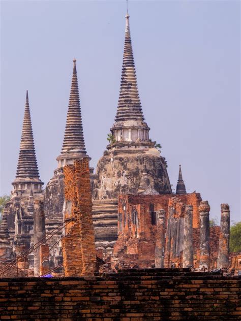 Wat Phra Sri Sanphet, Historic City of Ayutthaya, Thailand Stock Image ...