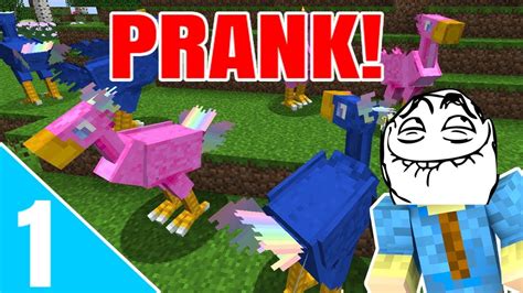 Modded Minecraft 1 VILD PRANK PÅ EMIL YouTube