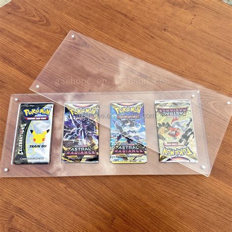 Shp Pokemon Slot Booster Pack Dispenser Base Set Premium Clear