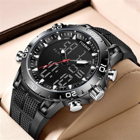 Lige Sub Brand Foxbox New Watch Men Military Sports Outdoor M