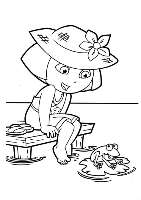 Diego Dora Coloring Pages