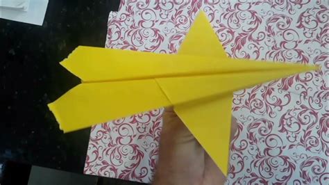 AVIÃO DE PAPEL CAÇA Como fazer avião de papel Que Voa Muito origami