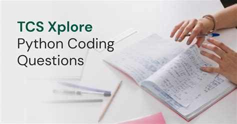 Top Tcs Xplore Python Coding Questions Decode With Guvi