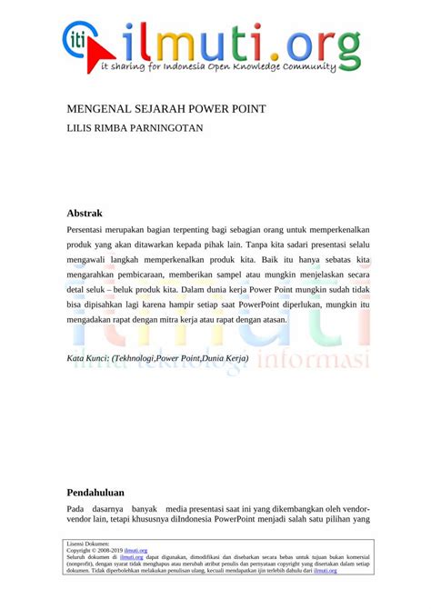 Pdf Mengenal Sejarah Power Point Ilmuti Orgilmuti Org Wp Content