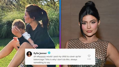 Kylie Jenner Reacts To Criticism After Posting Pics Of Her Son Amid Balenciaga Scandal