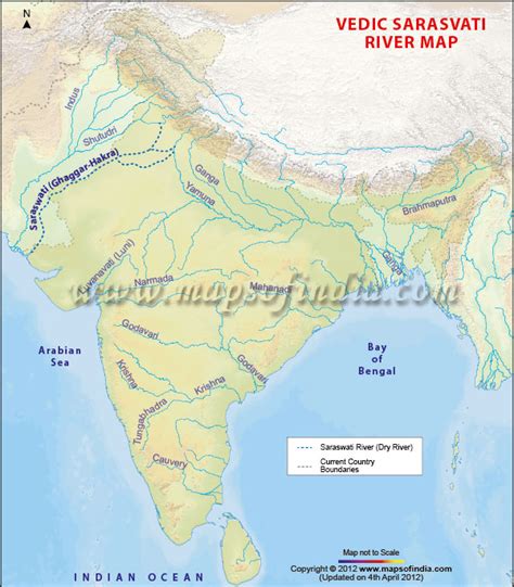 Ganga jamuna saraswati rivers map - botsholden