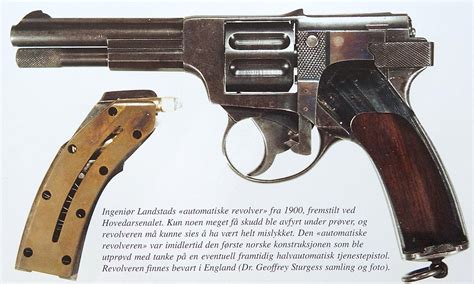 Norwegian Landstad 1900 Automatic Revolver