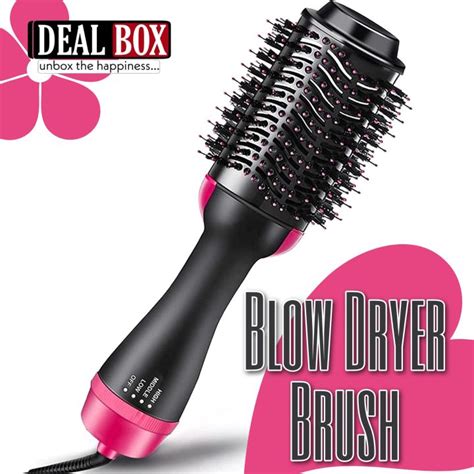 One Step Blow Hair Dryer And Volumizer Brush Hot Air Brush Hair Styler For Straightening