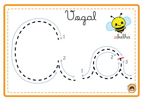 Caligrafia Vogais Cursivas Maiusculas E Minusculas Para Imprimir