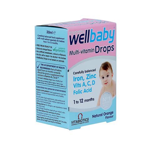 Vitabiotics Wellbaby Multivitamin Drops 30 Ml Aesthetic Today Uae