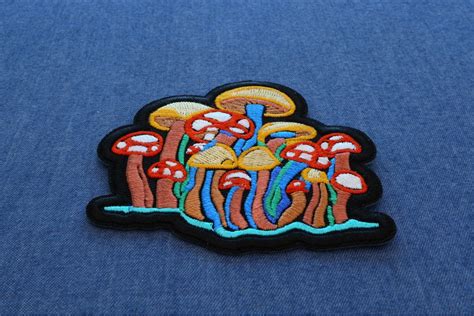 Magical Mushrooms Patch Hippie Patches By Ivamis Patches