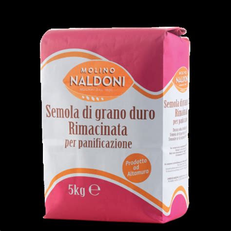 Мука Molino Naldoni semola rimacinata di grano duro 5 кг – купить в ...