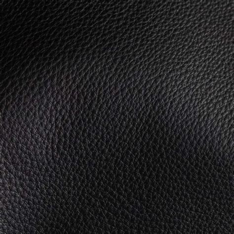 black leather swatch