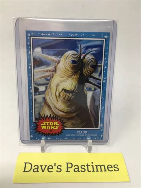 CARTE ENSEMBLE KLAUD 2020 Topps Star Wars Living The Rise of Skywalker ...